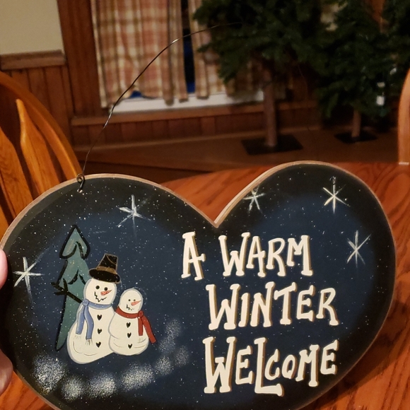 Snowman Sign - Picture 3 of 3